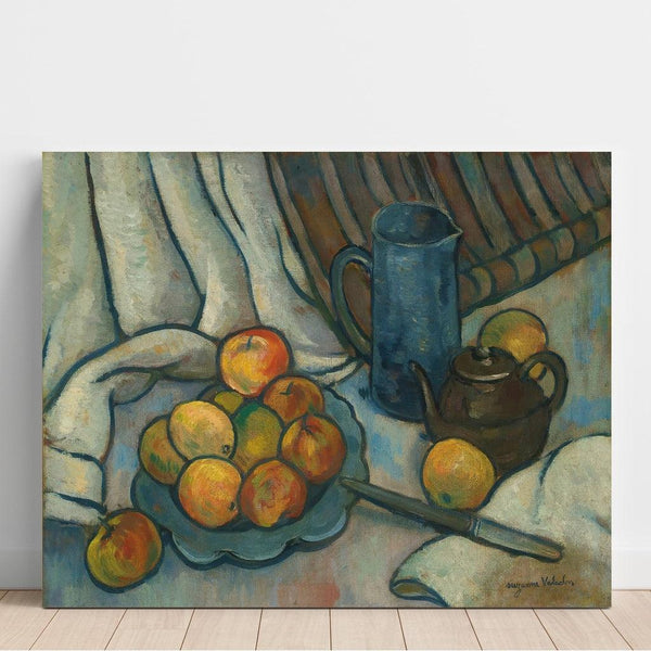 Riproduzione del dipinto Mele, brocca e teiera - Suzanne Valadon