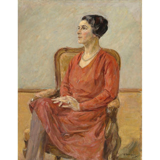Portrait d'Olga Neuberg - Max Liebermann | Reproduction Tableau Décoration murale affiche copie