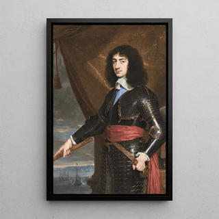 Portrait de Charles II, Roi d'Angleterre par Philippe de Champaigne | Reproduction Tableau Décoration murale affiche copie