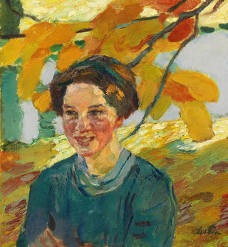 Portrait de jeune fille - Leo Putz