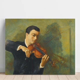 Portrait du Violiniste Milstein - Moïse Kisling | Reproduction Tableau Décoration murale affiche copie