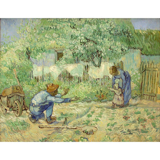 Premiers pas, après le millet - Vincent van Gogh | Reproduction Tableau Décoration murale affiche copie