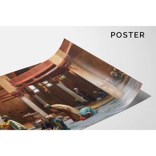 Prières à la mosquée - Jean-Léon Gérôme | Reproduction Tableau Décoration murale affiche copie