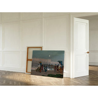 Promenade de la Cour dans les Jardins de Versailles - Jean-Léon Gérôme | Reproduction Tableau Décoration murale affiche copie