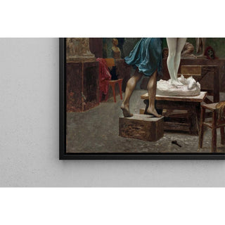 Pygmalion et Galatée, Esquisse à l'Huile - Jean-Léon Gérôme | Reproduction Tableau Décoration murale affiche copie