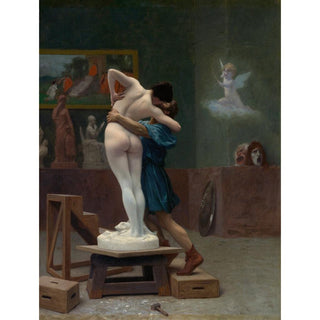 Pygmalion et Galatée - Jean-Léon Gérôme | Reproduction Tableau Décoration murale affiche copie