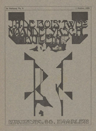 Reijer Stolk - Zittende vrouw op de laatste bladzijde van JH de Bois Tweemaandelijksch Bulletin.webp