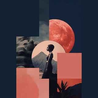 Rêveries Surréalistes | Collage | Reproduction Tableau Décoration murale affiche copie