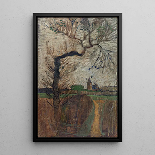 Richard Nicolas Roland Holst - Foothpad with Willow and a Village on the Horizon.webp