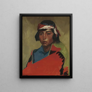Robert Henri - Young Buck Of The Tesuque Pueblo.webp