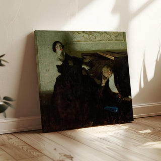 Romantic Couple Seated by Piano - Dean Cornwell | Reproduction Tableau Décoration murale affiche copie