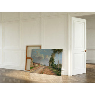 Route de Versailles, Rocquencourt - Camille Pissarro | Reproduction Tableau Décoration murale affiche copie