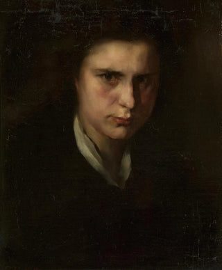 Rudolf Hirth du Frnes - Study of a female head.webp