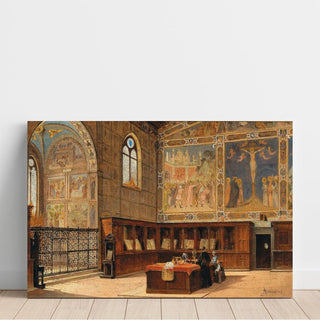 Sacristia di S. Croce, Firenze - Antonietta Brandeis | Reproduction Tableau Décoration murale affiche copie