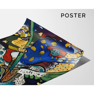 Saint Georges - Wassily Kandinsky | Reproduction Tableau Décoration murale affiche copie