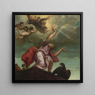 Saint Jean l'Évangéliste sur Patmos - Titien