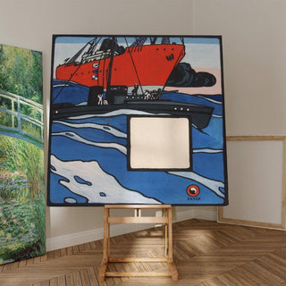 Sans titre action navale - Henry Lyman Sayen | Reproduction Tableau Décoration murale affiche copie