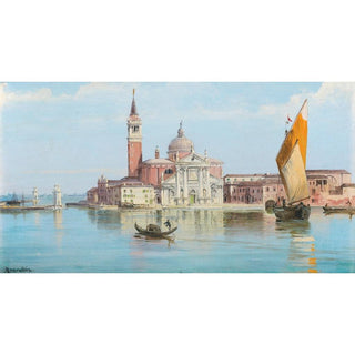 Santa Maria della Salute, Venise - Antonietta Brandeis | Reproduction Tableau Décoration murale affiche copie