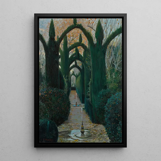 Santiago Rusiol - The Generalife Gardens Granada.webp