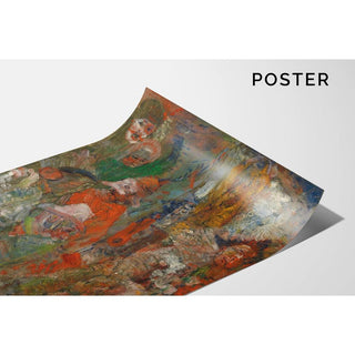 Scène Carnavalesque - James Ensor | Reproduction Tableau Décoration murale affiche copie