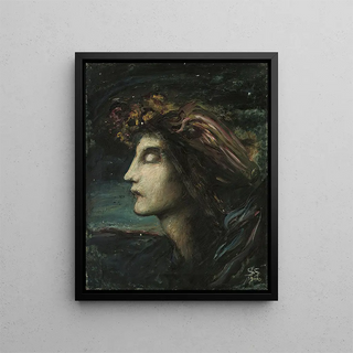 Simeon Solomon - Head study.webp