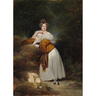 Sophie Guillemette, grande-duchesse de Bade - Franz Xaver Winterhalter | Reproduction Tableau Décoration murale affiche copie