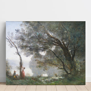 Souvenir de Mortefontaine de Jean-Baptiste-Camille Corot | Reproduction Tableau Décoration murale affiche copie