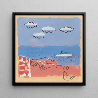 Sur la plage - Mikul Galanda