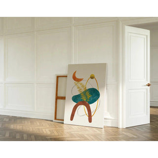 Tableau Décoratif Bohème - Éclipse Botanique | Reproduction Tableau Décoration murale affiche copie