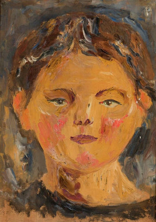 Tadeusz Makowski - Little girls head.webp