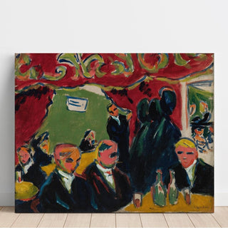 Taverne - Ernst Ludwig Kirchner | Reproduction Tableau Décoration murale affiche copie