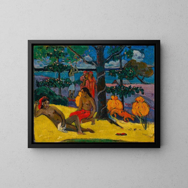 Riproduzione del dipinto Te Arii Vahine (La Femme Aux Mangos) - Paul Gauguin