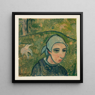 Tête d'une jeune bretonne - Émile Bernard