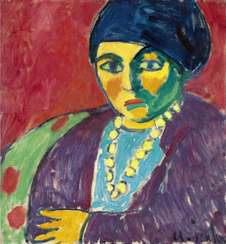 Tête féminine Hélène - Alexej von Jawlensky