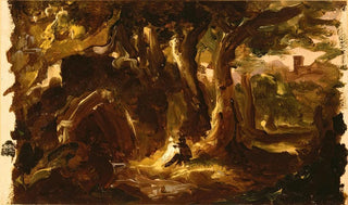 Thomas Cole - Wooded Landscape with Figures.webp