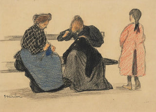 Thophile Alexandre Steinlen - Three Figures.webp