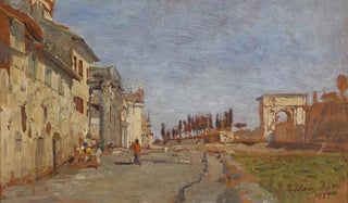 Tina Blau - Rmisches Capriccio mit Titusbogen.webp