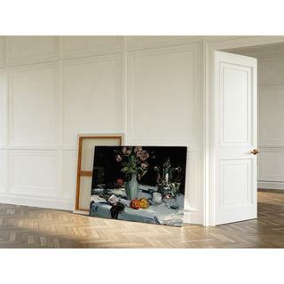 Tulipes et cafetière - Samuel John Peploe | Reproduction Tableau Décoration murale affiche copie