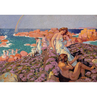 Ulysse avec Calypso - Maurice Denis | Reproduction Tableau Décoration murale affiche copie