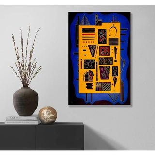 Un conglomérat - Wassily Kandinsky | Reproduction Tableau Décoration murale affiche copie