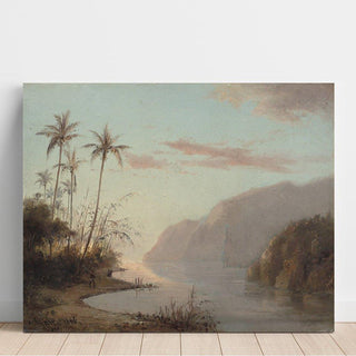 Un ruisseau à Saint-Thomas Îles Vierges - Camille Pissarro | Reproduction Tableau Décoration murale affiche copie