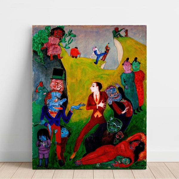 Riproduzione del dipinto Utan Pardon - Nils Dardel