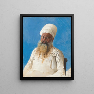 Vasily Vereshchagin - Parsi priest fire worshiper Bombay.webp