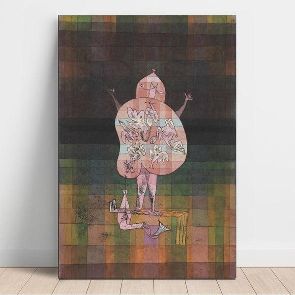 Riproduzione del dipinto Ventriloque e annunciatori nella brughiera - Paul Klee