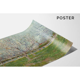 Verger en fleurs Pruniers - Vincent van Gogh | Reproduction Tableau Décoration murale affiche copie