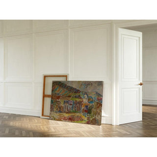 Village de montagne - Sasza Blonder | Reproduction Tableau Décoration murale affiche copie