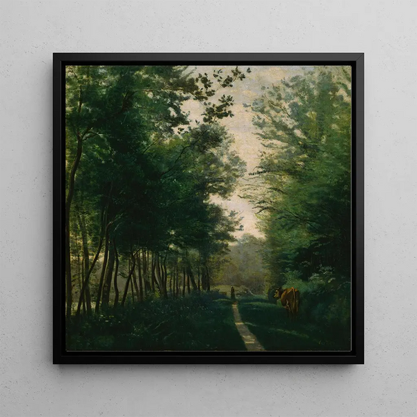 Ville d'Avray - Jean-Baptiste-Camille Corot — quadro incorniciato alla parete