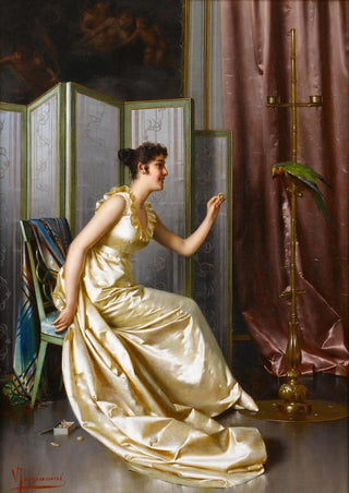 Vittorio Reggianini - Feeding the parrot.webp