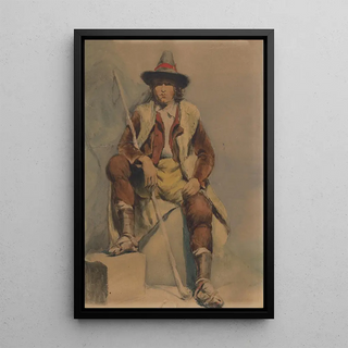 Vojtech Klimkovi - A study of a sitting man from Albania.webp