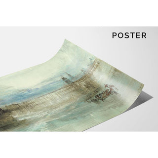 Vue de Lucerne - Joseph Mallord William Turner | Reproduction Tableau Décoration murale affiche copie